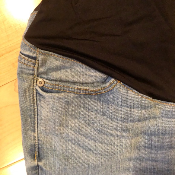 LOFT Maternity Raw Edge Skinny Jeans EUC - Picture 3 of 7